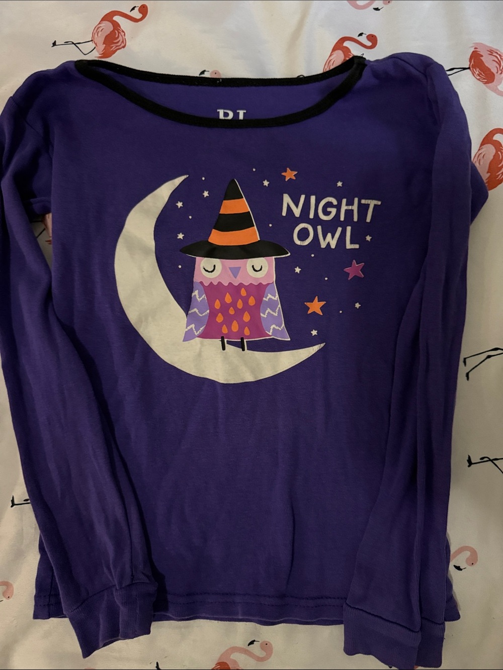 5T children’s place glow in the dark pyjama top